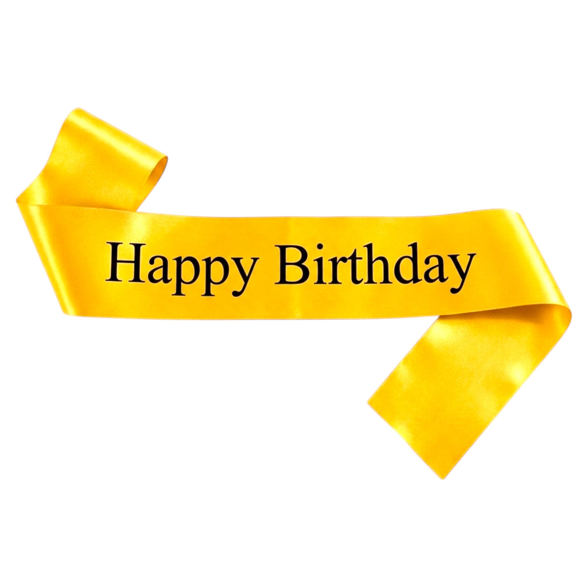 Écharpe Happy Birthday - Jaune
