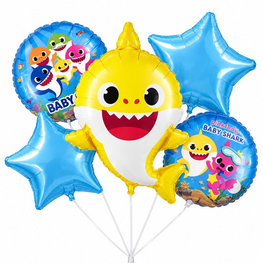 Pack de 5 Ballons Baby Shark