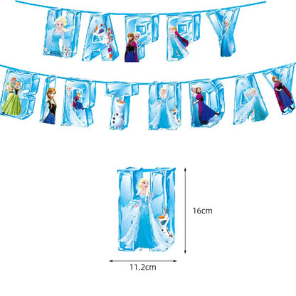 Guirlande Happy Birthday Frozen