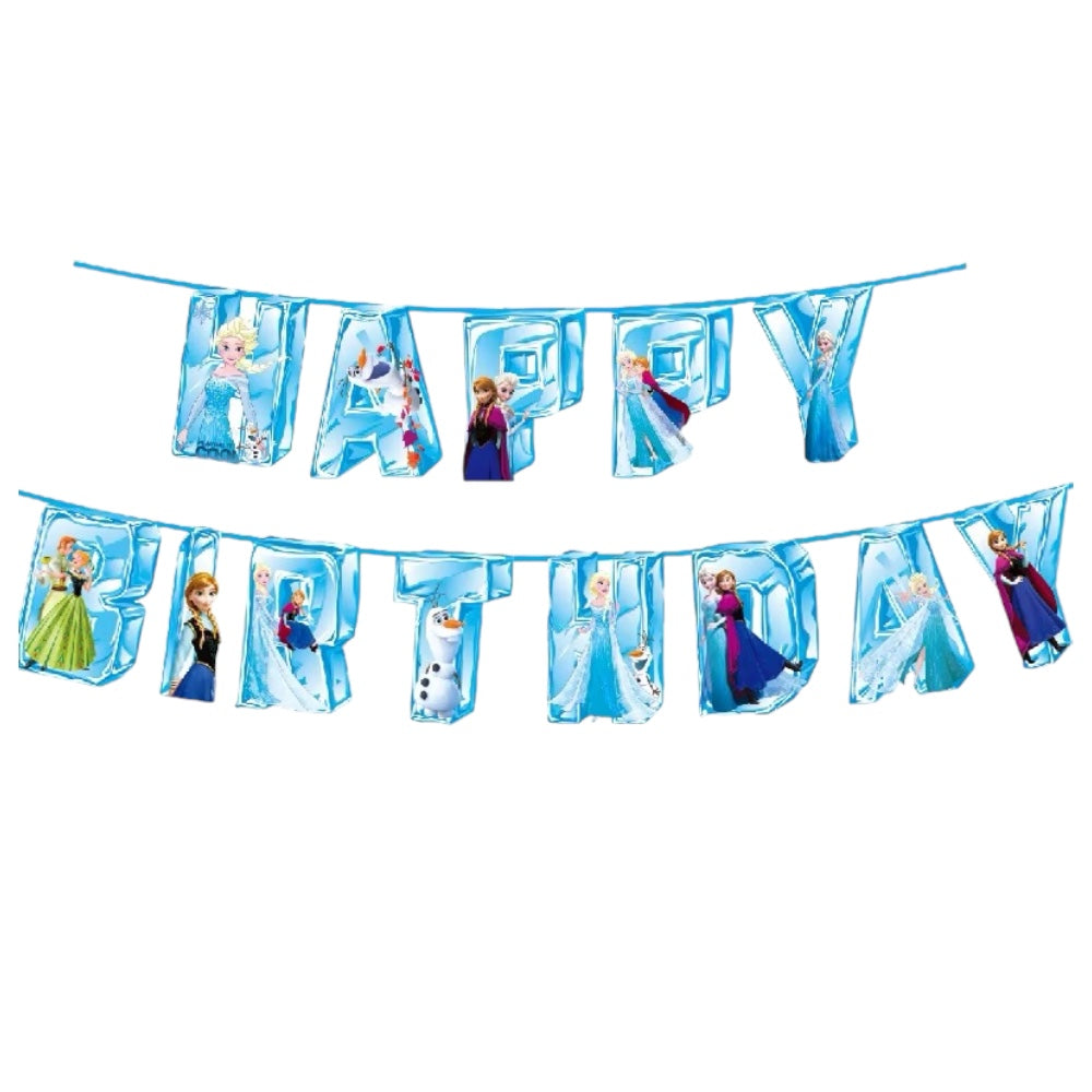 Guirlande Happy Birthday Frozen