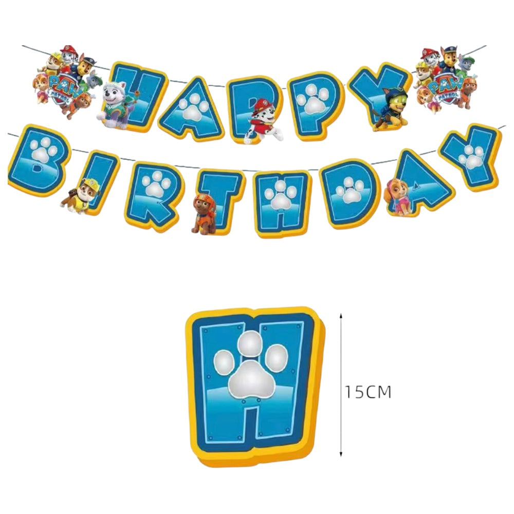 Guirlande Happy Birthday Pat’ Patrouille