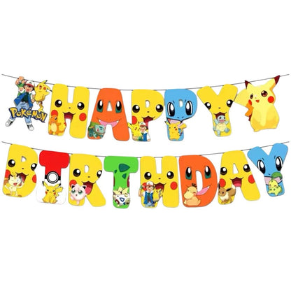 Guirlande Happy Birthday Pokémon