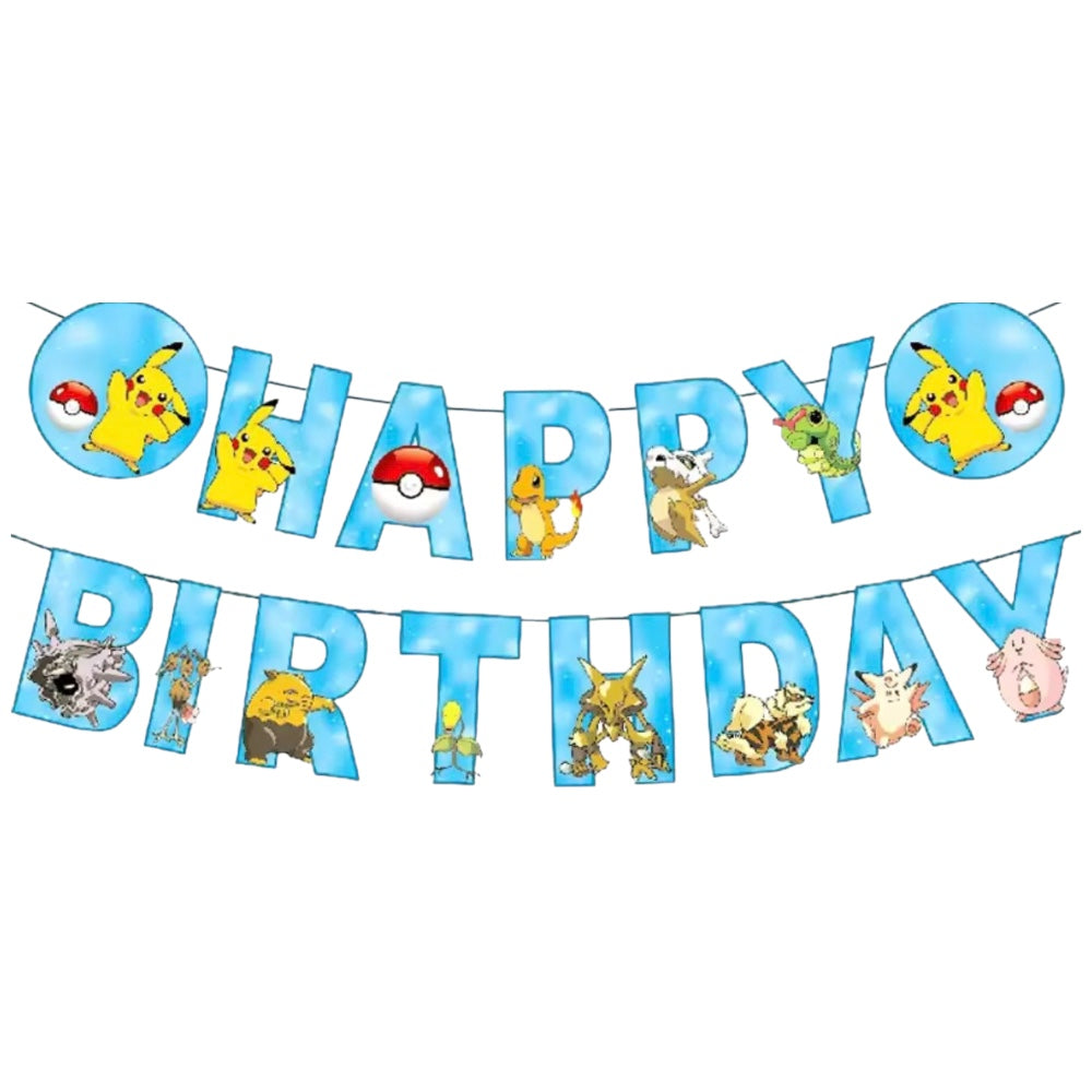 Guirlande Happy Birthday Pokémon