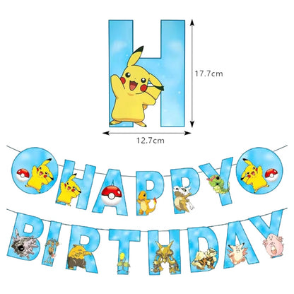 Guirlande Happy Birthday Pokémon