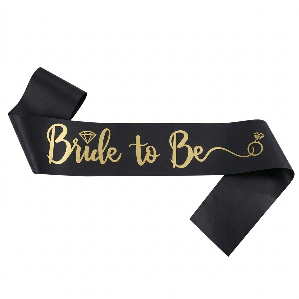 Écharpe Bride to Be - Noir