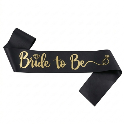 Écharpe Bride to Be - Noir
