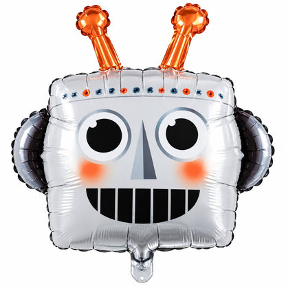 Ballon Robot Géant – Argenté