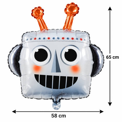 Ballon Robot Géant – Argenté