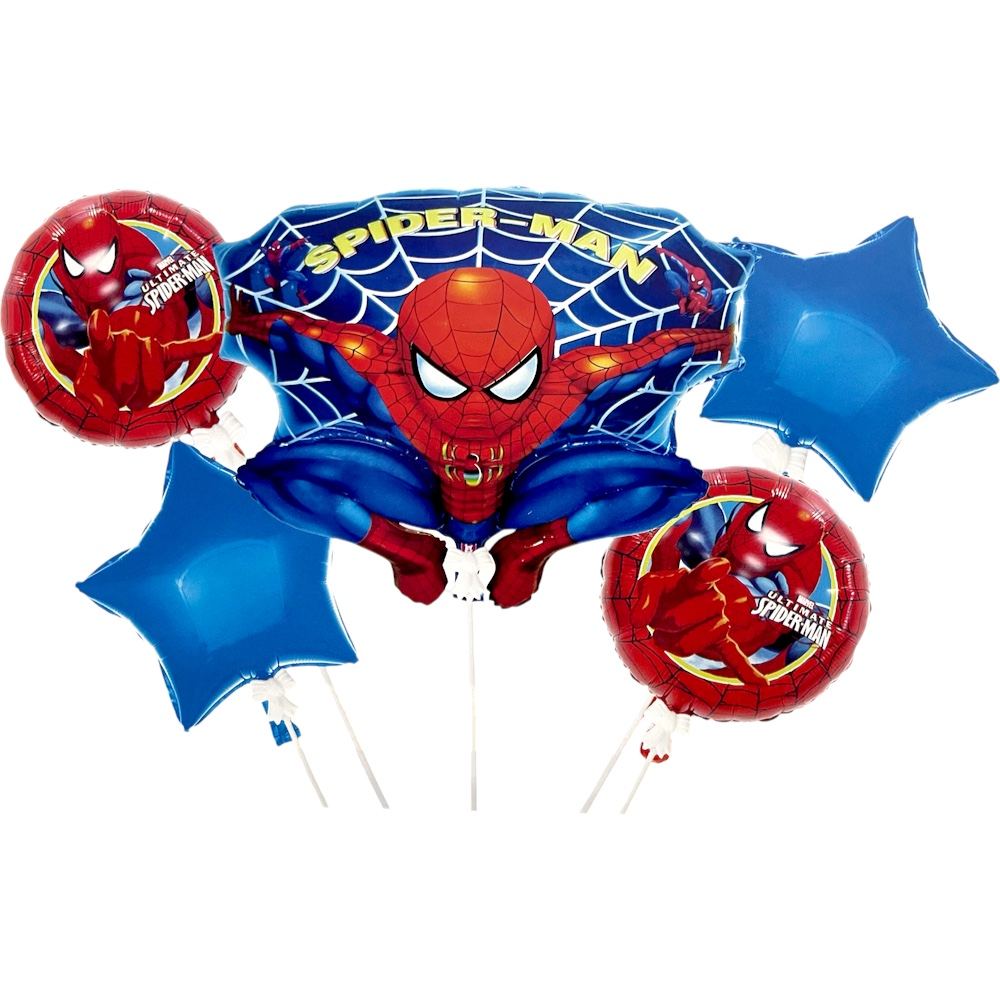 Pack Ballons Spiderman – 5 Pièces