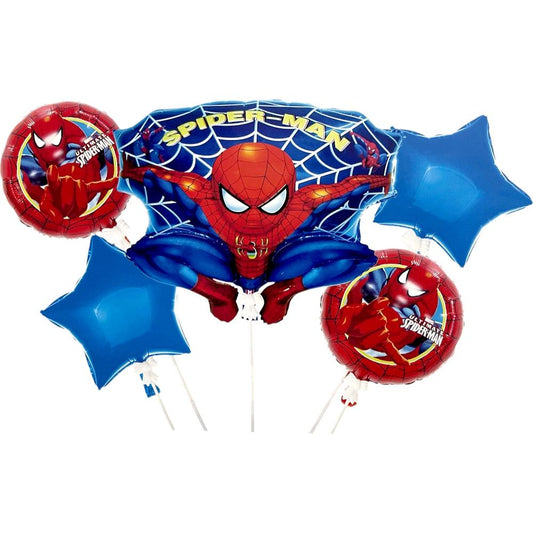 Pack Ballons Spiderman – 5 Pièces