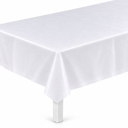 Nappe de Table Blanche en Plastique