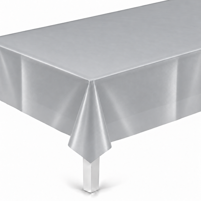Nappe de Table Grise Clair en Plastique