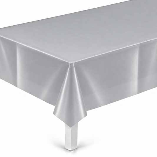 Nappe de Table Grise Clair en Plastique