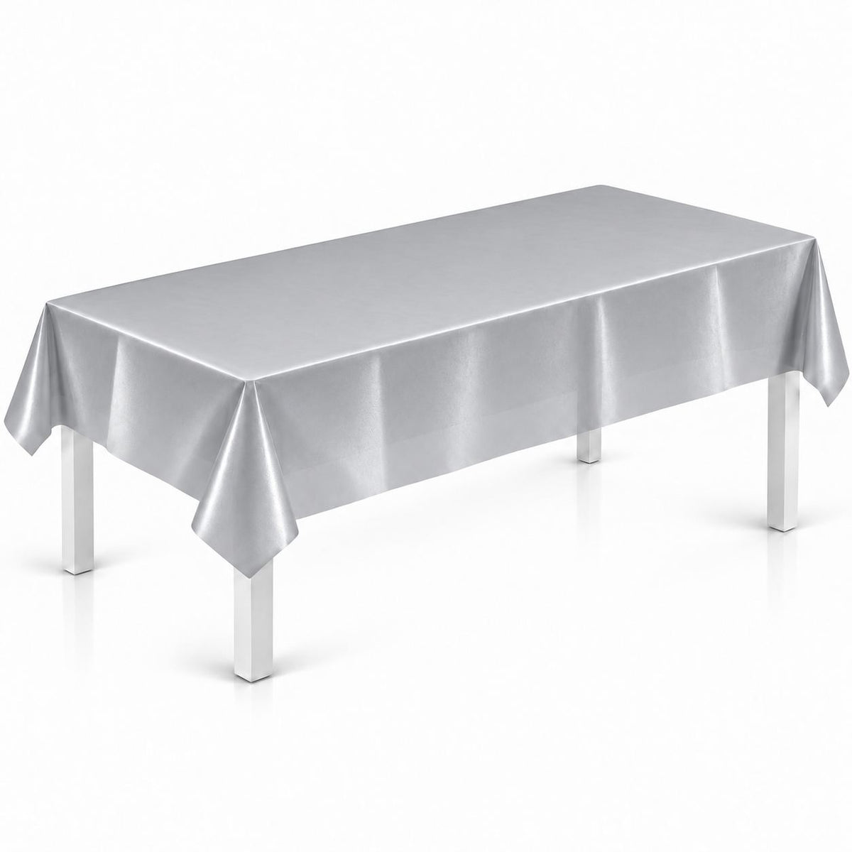 Nappe de Table Grise Clair en Plastique