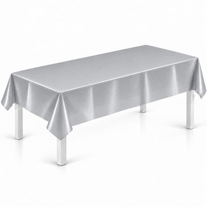 Nappe de Table Grise Clair en Plastique