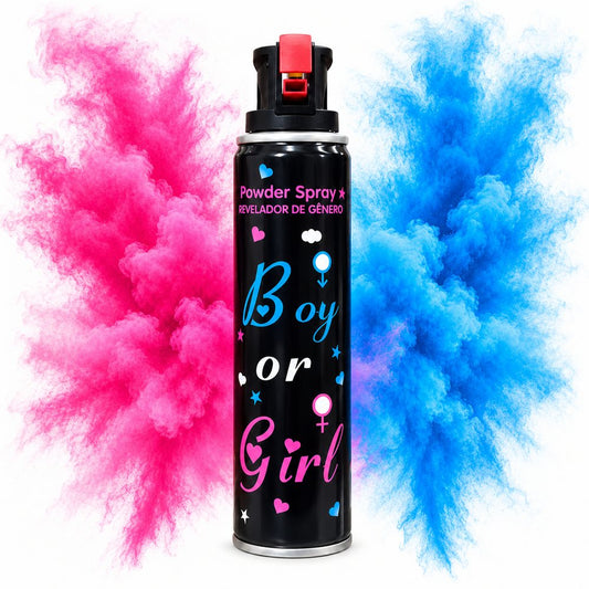 Spray Poudre Gender Reveal – 350 ml