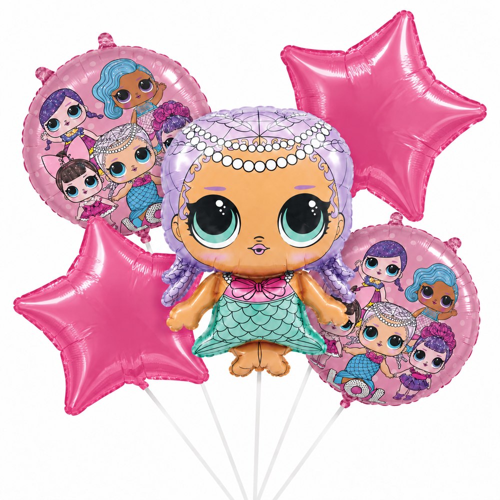 Pack Ballons LOL Surprise – 5 Pièces