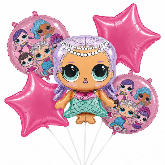 Pack Ballons LOL Surprise – 5 Pièces
