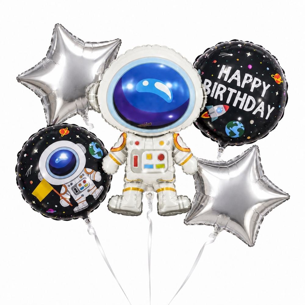 Pack Ballons Astronaute Espace – 5 Pièces
