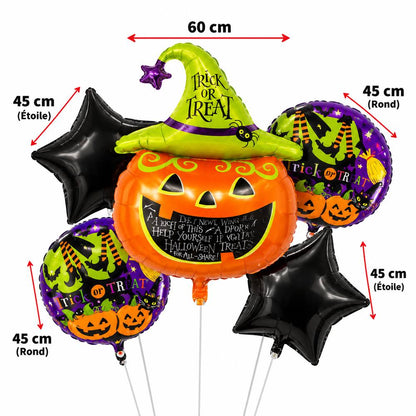 Pack Ballons Halloween – 5 Pièces