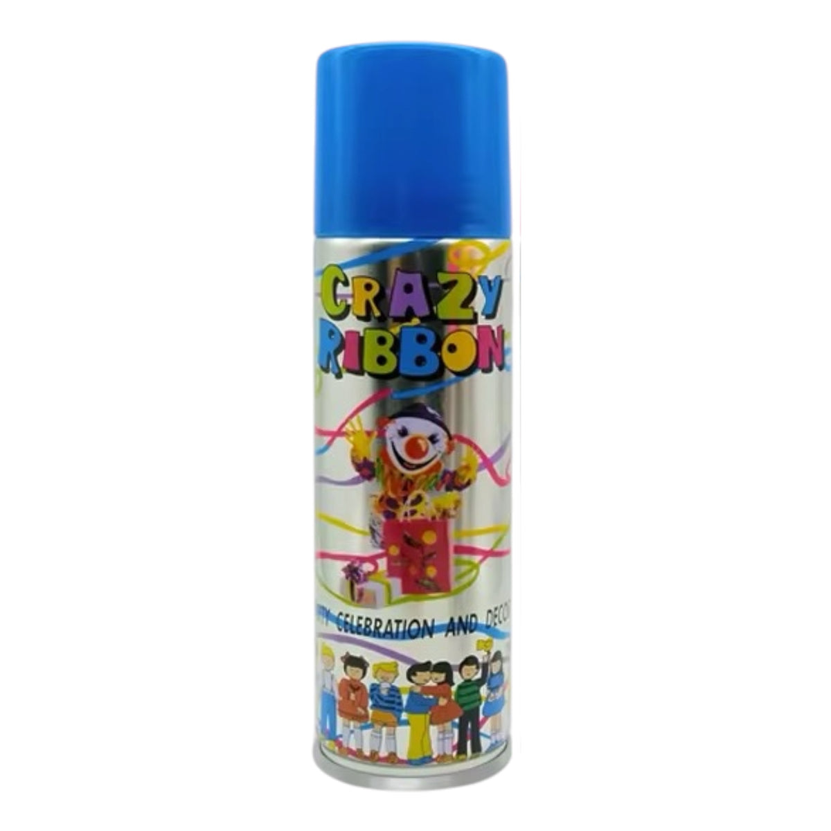 Spray Serpentins Multicolores Crazy Ribbon – Bombe Fête Anniversaire