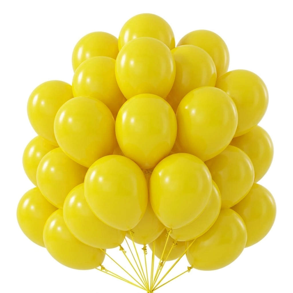 Pack Ballons Jaune – Décoration Fête