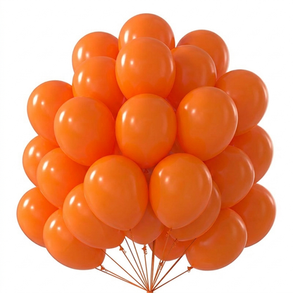 Pack Ballons Orange – Décoration Fête