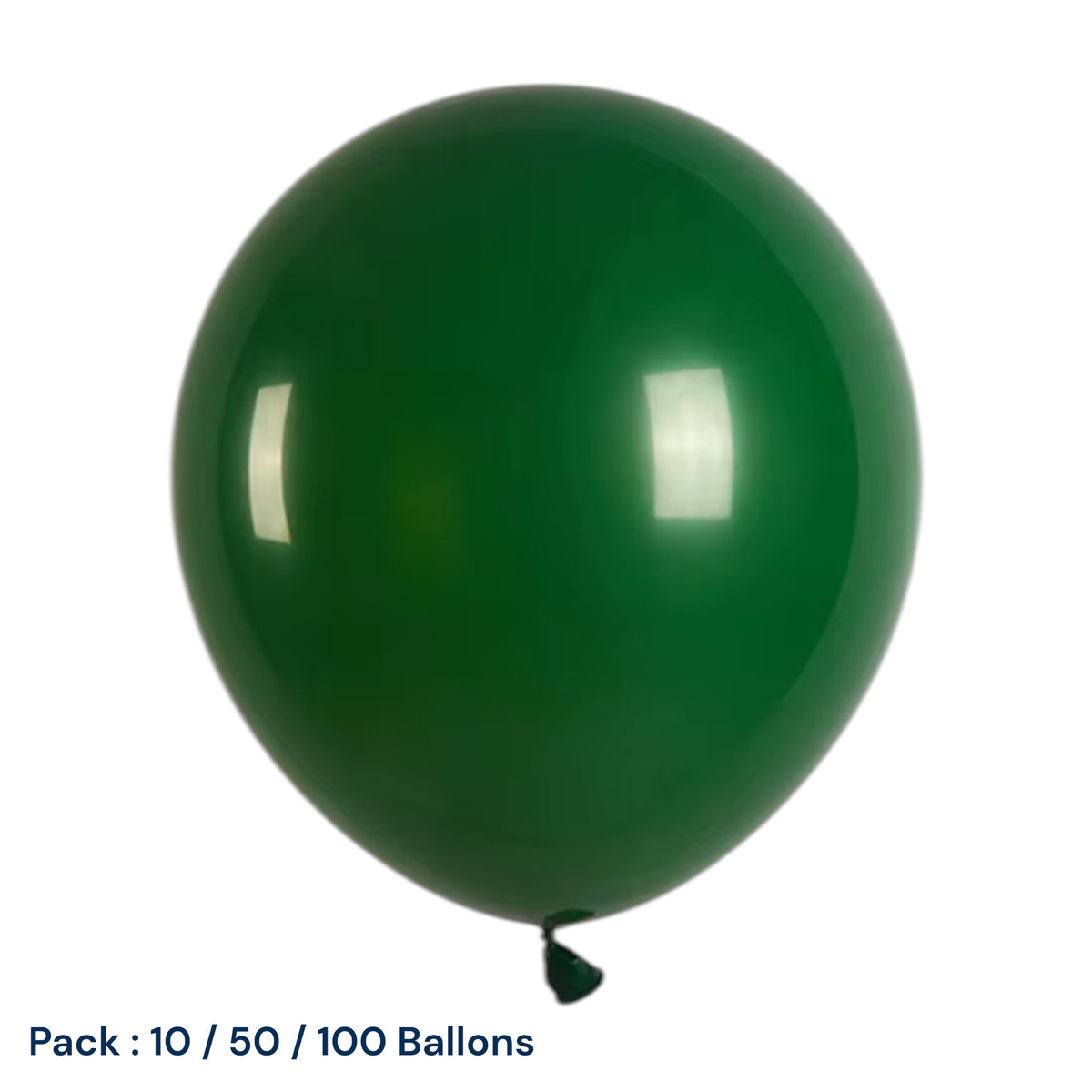 Pack Ballons Vert Foncé – Décoration Fête