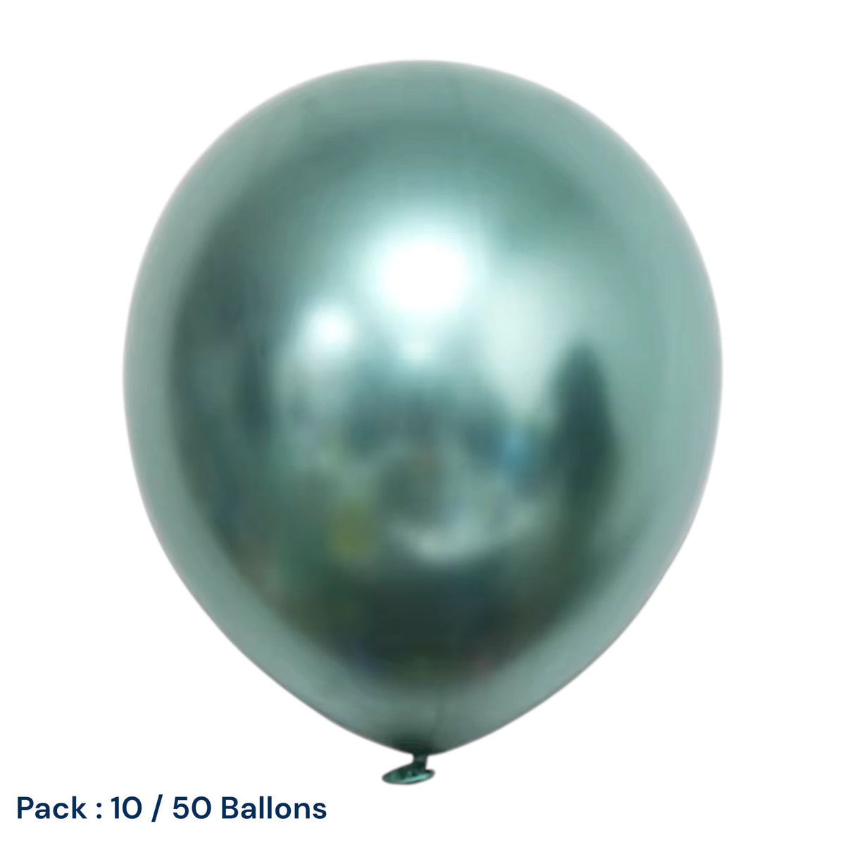 Pack Ballons Métallisé Vert – Décoration Fête