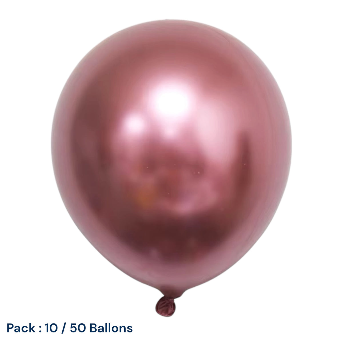 Pack Ballons Métallisé Rouge – Décoration Fête