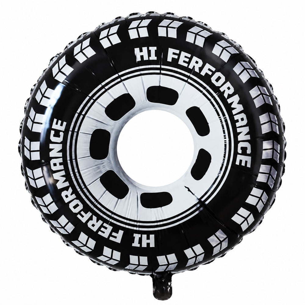 Ballon Métallisé Pneu de Voiture