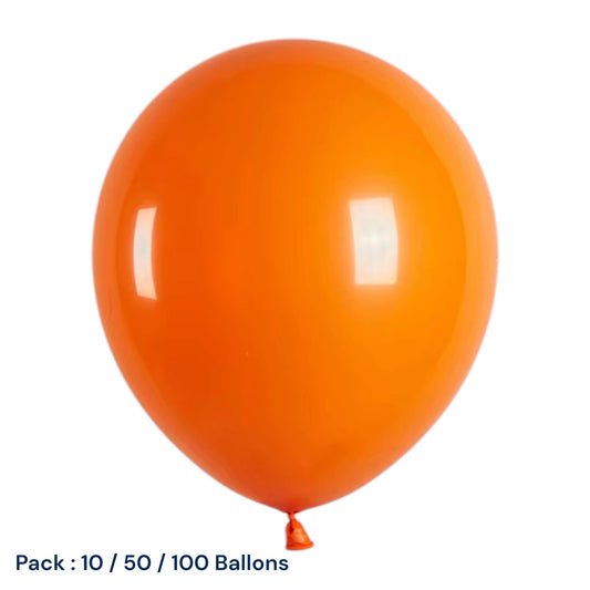 Pack Ballons Orange – Décoration Fête