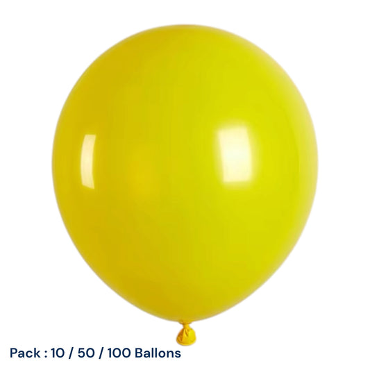 Pack Ballons Jaune – Décoration Fête