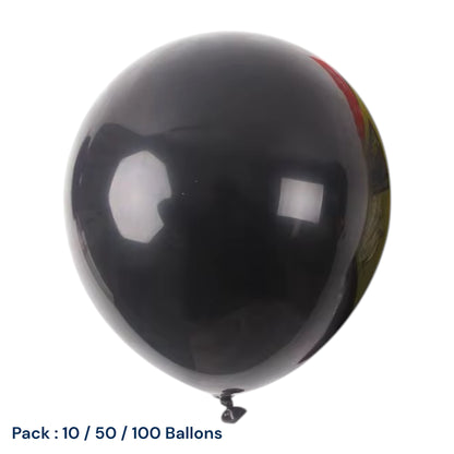 Pack Ballons Noir – Décoration Fête