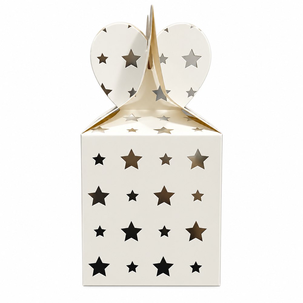 Lot de 6 Boîtes à Bonbons Étoilées pour Fête et Anniversaire
